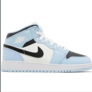 Jordan 1 mid ice blue